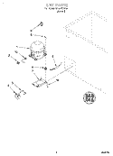 SECTION Diagram and Parts List for EH150FXEN01  Whirlpool Freezer