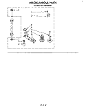 MISCELLANEOUS , LITERATURE AND OPTIONAL Diagram and Parts List for CA2500XMW0  Whirlpool Washer