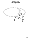 HEATER Diagram and Parts List for KUDF230BWH0  KitchenAid Dishwasher