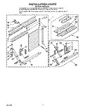 INSTALLATION Diagram and Parts List for CA21WC50  Crosley Air Conditioner