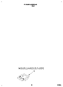 MISCELLANEOUS Diagram and Parts List for DU940QWDB0  Whirlpool Dishwasher