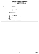 MISCELLANEOUS PARTS - OPTIONAL PARTS (NOT INCLUDED) Diagram and Parts List for GSQ9669LG0  Whirlpool Washer