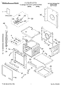OVEN, LITERATURE Diagram and Parts List for KEBI141DBL10  KitchenAid Wall Oven