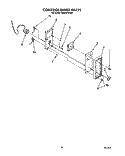 CONTROL PANEL Diagram and Parts List for SE950PERW8  Whirlpool Range