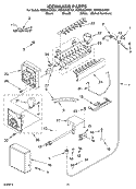 ICEMAKER Diagram and Parts List for KSSS36QKT01  KitchenAid Refrigerator