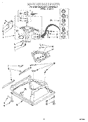 MACHINE BASE Diagram and Parts List for RAB4232EW0  Roper Washer