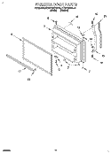 FREEZER DOOR, LIT/OPTIONAL Diagram and Parts List for KTRP18KDWH01  Whirlpool Refrigerator