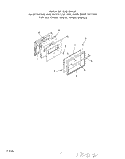 OVEN DOOR Diagram and Parts List for 1315W0A  Roper Range