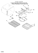 OVEN Diagram and Parts List for GY395LXGZ2  Whirlpool Range