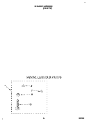 MISCELLANEOUS Diagram and Parts List for 7LSR7233BN0  Whirlpool Washer