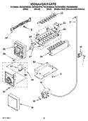 ICEMAKER PARTS, OPTIONAL PARTS (NOT INCLUDED) Diagram and Parts List for KSCS25INBT02  KitchenAid Refrigerator