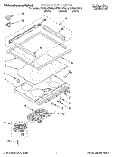 COOKTOP Diagram and Parts List for KESH307BBL5  KitchenAid Range