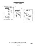 WATER SYSTEM Diagram and Parts List for LA5430XPW5  Whirlpool Washer