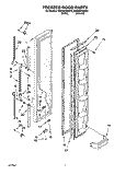 Part Location Diagram of 1129244 Whirlpool Panel, Interior Door