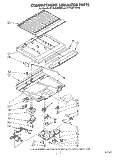 COMPARTMENT SEPARATOR Diagram and Parts List for ET16JKYSN02  Whirlpool Refrigerator