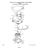 OVEN BODY Diagram and Parts List for F8557W0  Roper Range