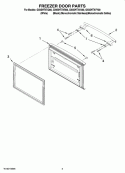Part Location Diagram of W10172586 Whirlpool Handle End Cap - Stainless