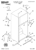 CABINET, LITERATURE Diagram and Parts List for ST18PKXHW00  Whirlpool Refrigerator