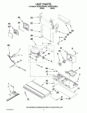 UNIT PARTS Diagram and Parts List for KBFS22EWBL3  KitchenAid Refrigerator