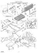 UNIT Diagram and Parts List for ET20TKXBW00  Whirlpool Refrigerator