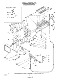 Part Location Diagram of LIT1105251 Whirlpool Service & Wiring Sheet