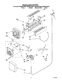 ICEMAKER PARTS, PARTS NOT ILLUSTRATED Diagram and Parts List for KSRD22FKBL03  KitchenAid Refrigerator
