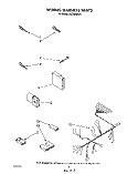 WIRING HARNESS Diagram and Parts List for DU7200XS5  Whirlpool Dishwasher