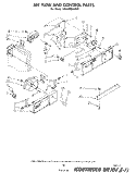 AIRFLOW AND CONTROL Diagram and Parts List for ED22MM1LWR1  Whirlpool Refrigerator