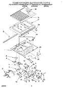COMPARTMENT SEPARATOR Diagram and Parts List for KTRS22QAAL01  KitchenAid Refrigerator