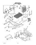 UNIT Diagram and Parts List for 6ED25DQXAW00  Whirlpool Refrigerator