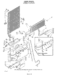 UNIT Diagram and Parts List for ET16AKXRWR0  Whirlpool Refrigerator