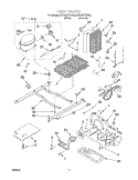 UNIT Diagram and Parts List for 8ED20TKXFN04  Whirlpool Refrigerator