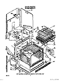 OVEN Diagram and Parts List for RM286PXV2  Whirlpool Microwave Oven Combo