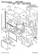 Part Location Diagram of 8302003 Whirlpool Tech Sheet (Oven) (French)
