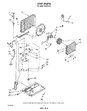 UNIT Diagram and Parts List for AR0500XW1  Whirlpool Air Conditioner