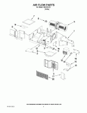 AIR FLOW PARTS Diagram and Parts List for IMH15XVQ1  Whirlpool Microwave