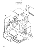 OVEN Diagram and Parts List for RB760PXYQ0  Whirlpool Wall Oven
