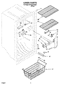 Part Location Diagram of 4390852 Whirlpool BLOCK