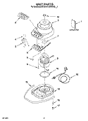UNIT PARTS Diagram and Parts List for 5KSB52BBU4  KitchenAid Blender