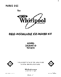 SECTION Diagram and Parts List for 3ECKMF10  Whirlpool Ice Maker