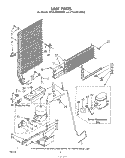 UNIT Diagram and Parts List for ET16JM1MWR2  Whirlpool Refrigerator