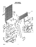 UNIT Diagram and Parts List for ET14AKXSW03  Whirlpool Refrigerator