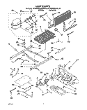 UNIT Diagram and Parts List for KTRS20MAAL10  KitchenAid Refrigerator