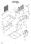 UNIT Diagram and Parts List for 5GR9SHKXLQ00  Whirlpool Refrigerator