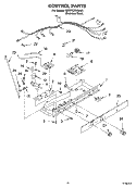 CONTROL PARTS Diagram and Parts List for BRS70ZRANA01  Whirlpool Refrigerator