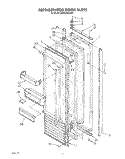 REFRIGERATOR DOOR Diagram and Parts List for KSSS36DAX01  KitchenAid Refrigerator