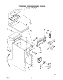 CABINET AND CONTROL Diagram and Parts List for JJTF8500XLP2  Whirlpool Trash Compactor