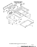 COOK TOP Diagram and Parts List for RS575PXR0  Whirlpool Range