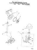 FILL AND OVERFILL Diagram and Parts List for KUDI01DLSS0  Whirlpool Dishwasher