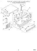 TOP GRILLE AND UNIT COVER Diagram and Parts List for KBLS36MHX00  KitchenAid Refrigerator